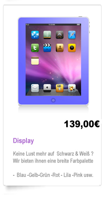 Display Reparatur Berlin iPad 1,2,3